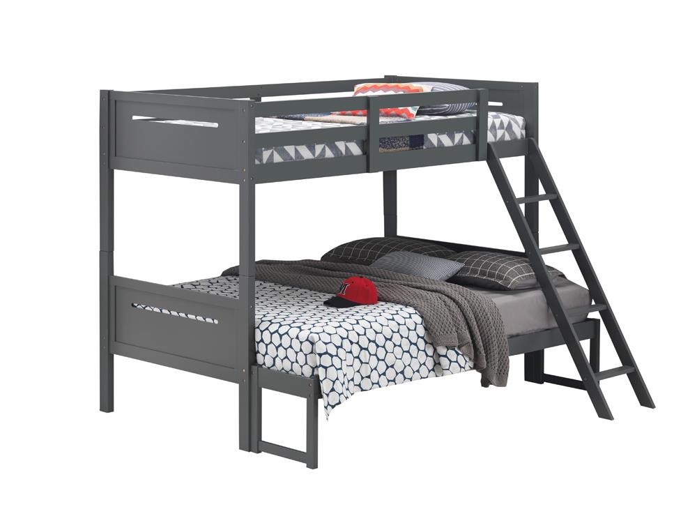 Littleton Twin/Full Bunk Bed Grey - What A Room