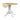 Drop Leaf Round Dining Table Natural Brown and White - What A Room