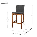 Devon Fabric Counter stool - What A Room