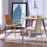Gervin Recycled Leather Dining Side Chair - What A Room