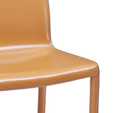 Gervin Recycled Leather Dining Side Chair - What A Room