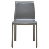 Gervin Recycled Leather Dining Side Chair - What A Room