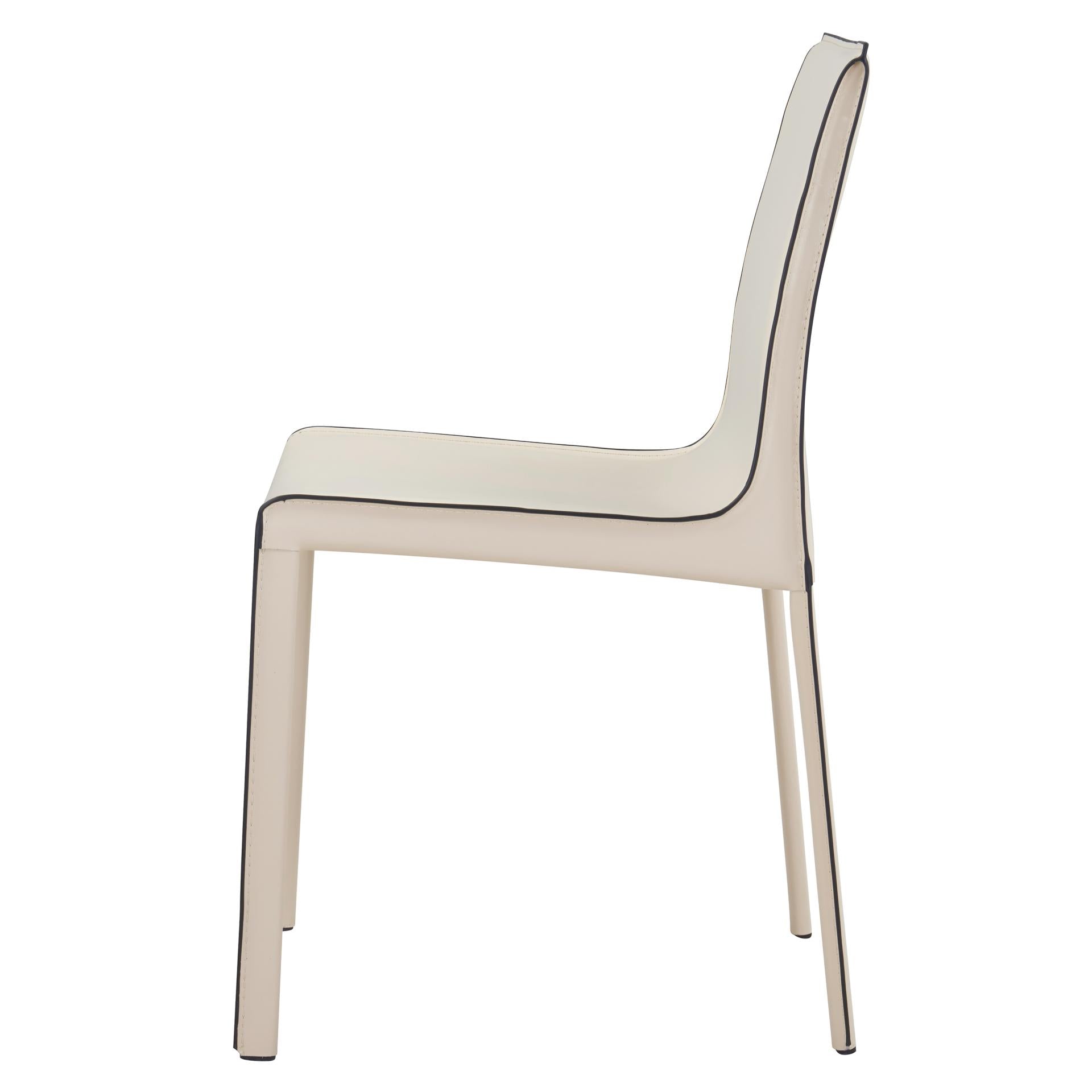 Gervin Recycled Leather Dining Side Chair - What A Room