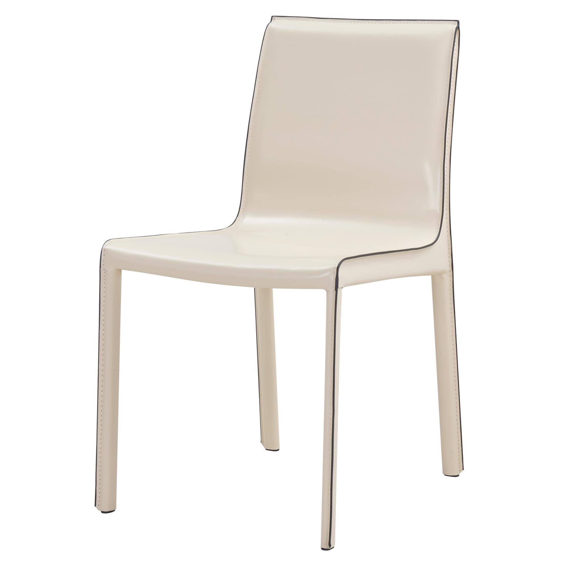Gervin Recycled Leather Dining Side Chair - What A Room