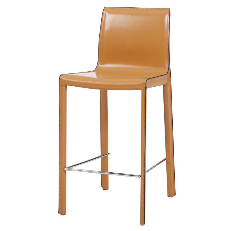 Gervin Recycled Leather Counter Stool - What A Room