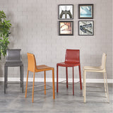 Gervin Recycled Leather Counter Stool - What A Room
