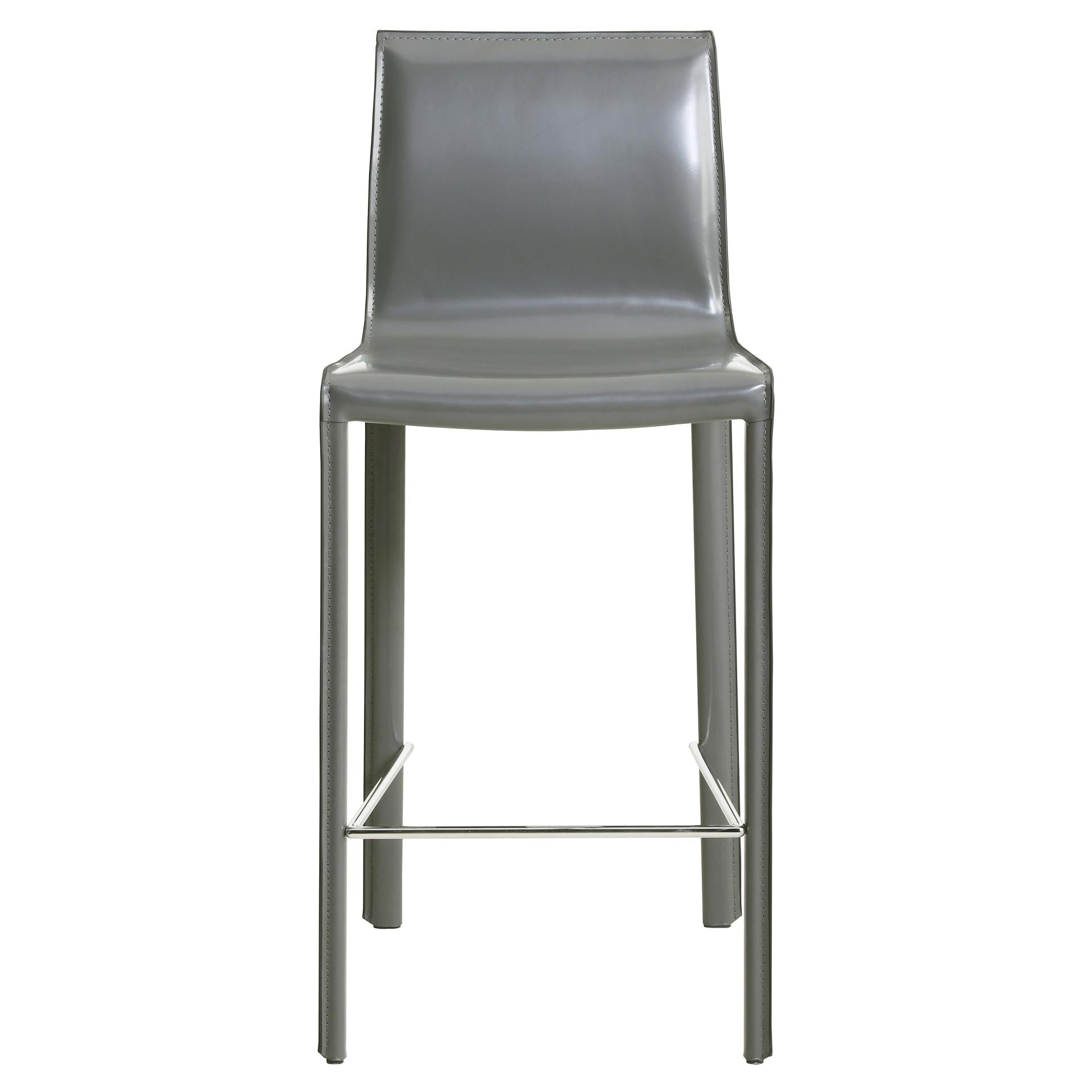 Gervin Recycled Leather Counter Stool - What A Room