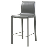 Gervin Recycled Leather Counter Stool - What A Room
