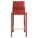 Gervin Recycled Leather Counter Stool - What A Room