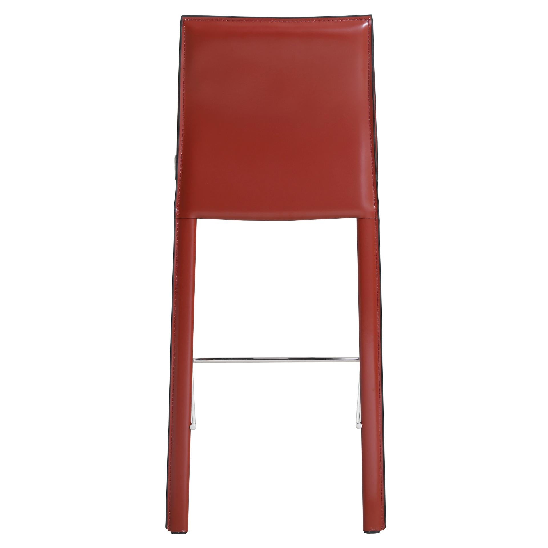 Gervin Recycled Leather Counter Stool - What A Room