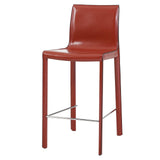 Gervin Recycled Leather Counter Stool - What A Room