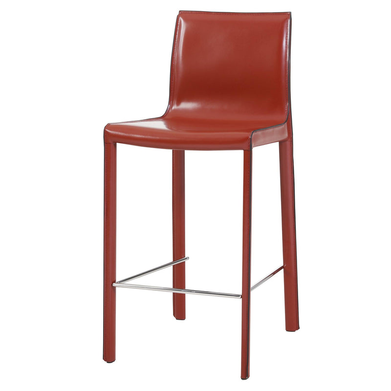 Gervin Recycled Leather Counter Stool - What A Room