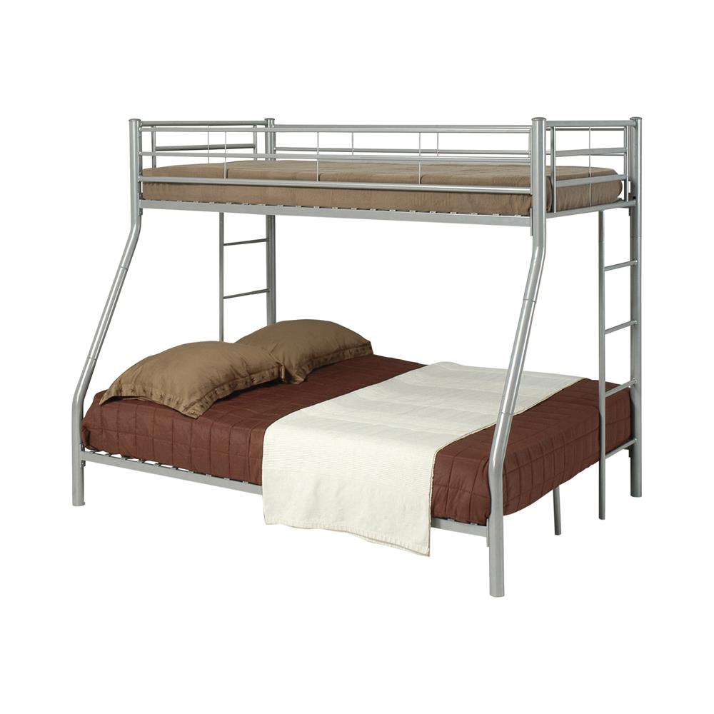 Hayward Twin over Full Bunk Bed Silver - What A Room