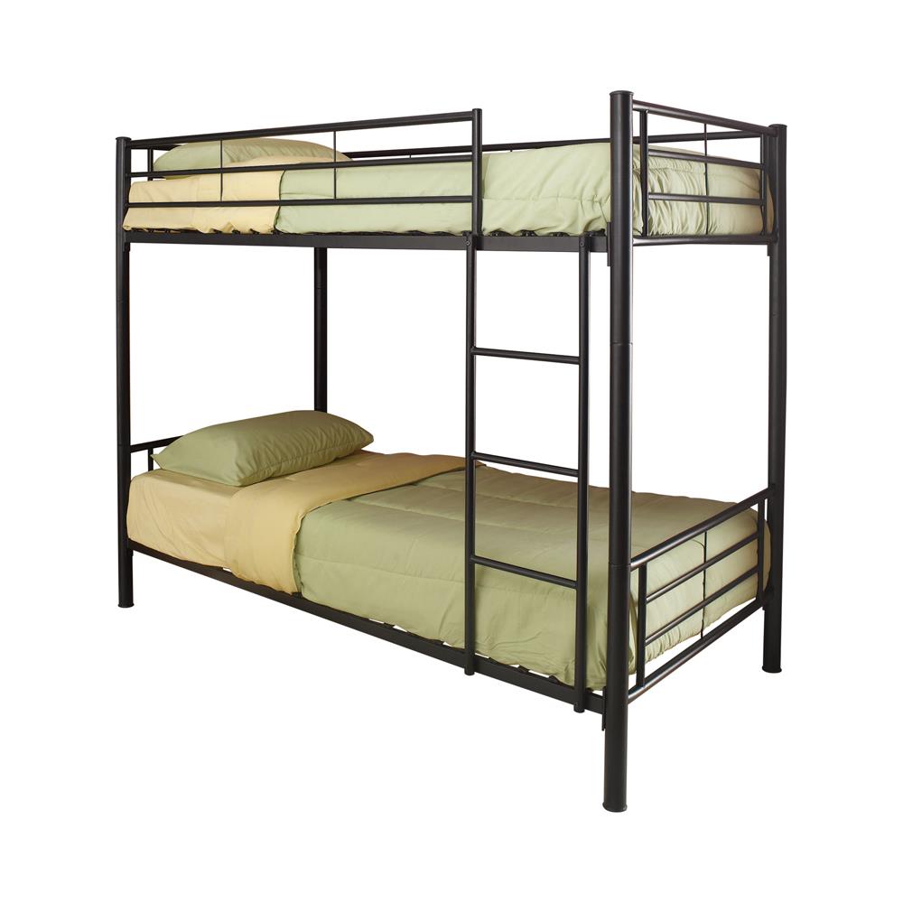 Hayward Twin over Twin Bunk Bed Black - What A Room