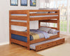 Wrangle Hill Full over Full Bunk Bed Amber Wash - What A Room