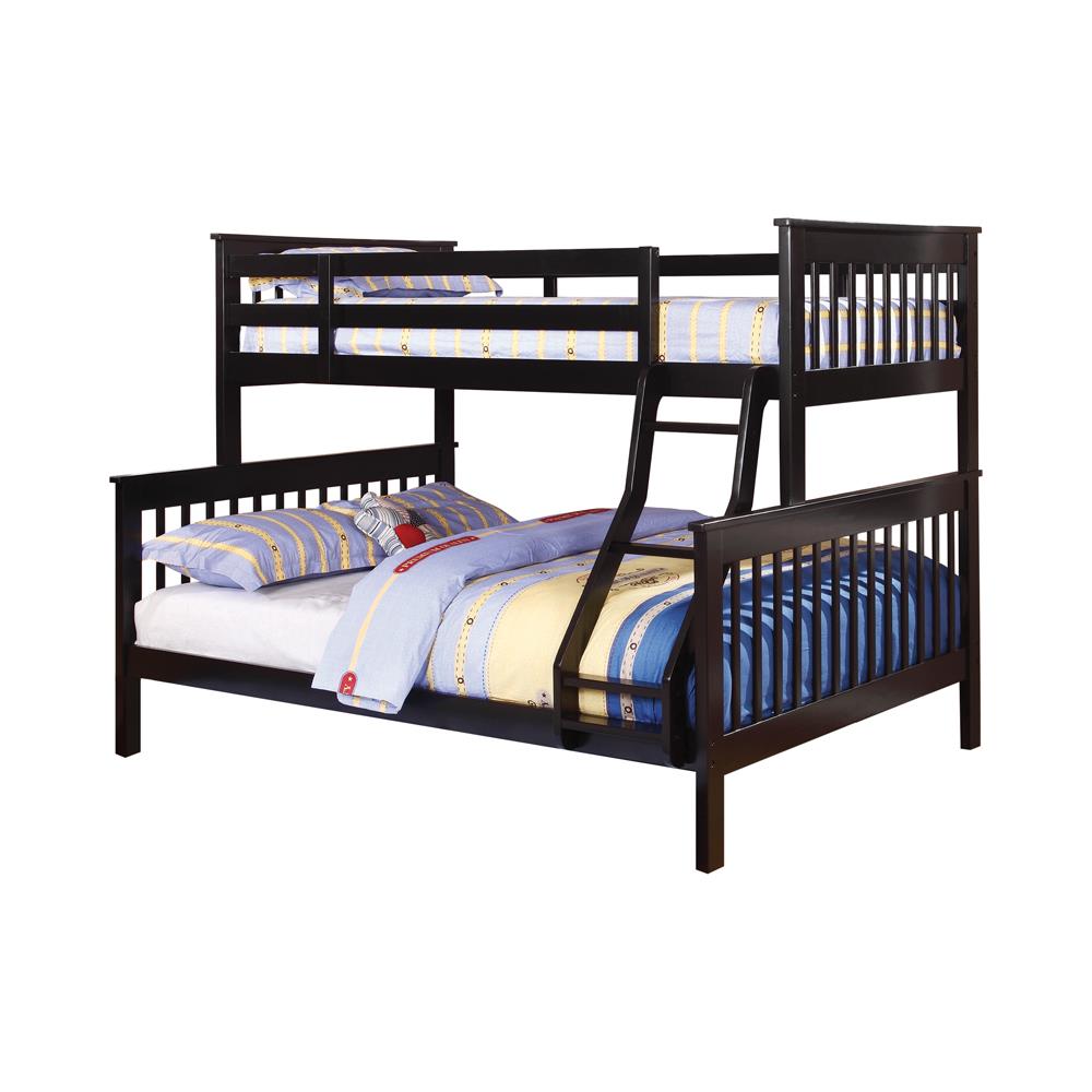 Chapman Twin over Full Bunk Bed Black - What A Room