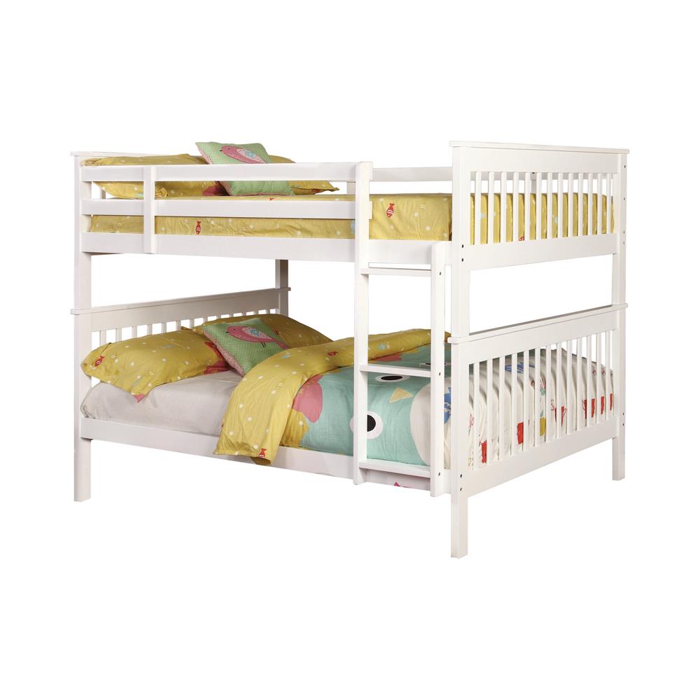 Chapman Full over Full Bunk Bed White - What A Room