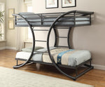 Stephan Twin over Twin Bunk Bed Gunmetal - What A Room