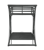 Stephan Twin over Twin Bunk Bed Gunmetal - What A Room