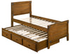 Granger Captain’s Bed with Trundle Rustic Honey - What A Room