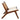 Loria Teak Accent Chair w/  Cushion - What A Room