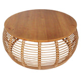 Iris Rattan Coffee Table - What A Room