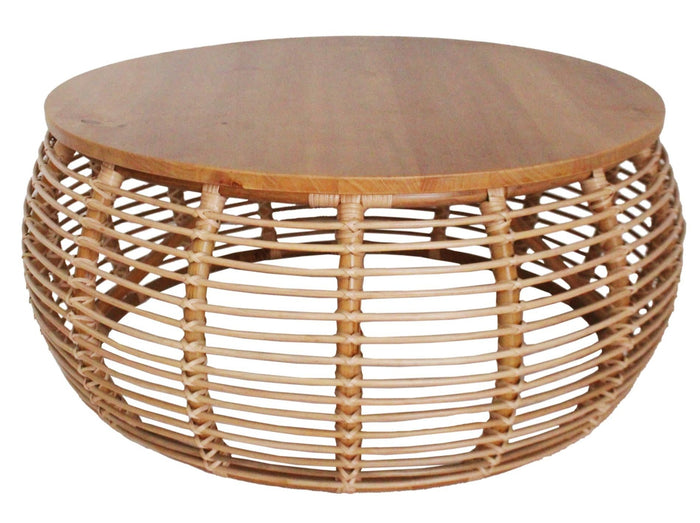 Iris Rattan Coffee Table - What A Room