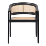 Seine Mahogany Rattan Dining Side Chair - What A Room