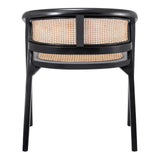 Seine Mahogany Rattan Dining Side Chair - What A Room