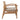 Valdes Mahogany Rattan Accent Arm Chair - What A Room