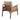 Teramo Mahogany Rattan Accent Arm Chair - What A Room