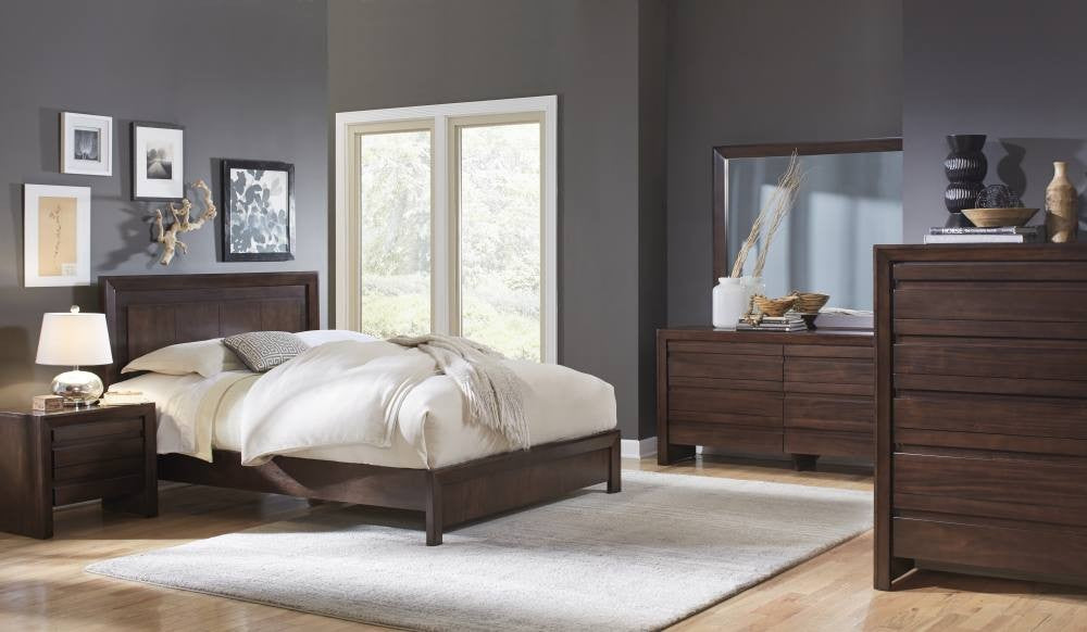 Element Platform Bed in Chocolate Brown - San Jose - WhatARoom