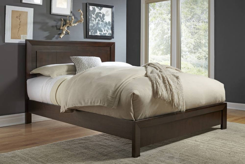 Element Platform Bed in Chocolate Brown - What A Room