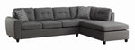 Stonenesse Tufted Sectional Grey - What A Room