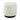 Round Upholstered Ottoman White - What A Room