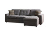Gus Sleeper Sectional Sofa Charcoal - What A Room