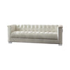 Chaviano Tufted Upholstered Sofa Pearl White - What A Room
