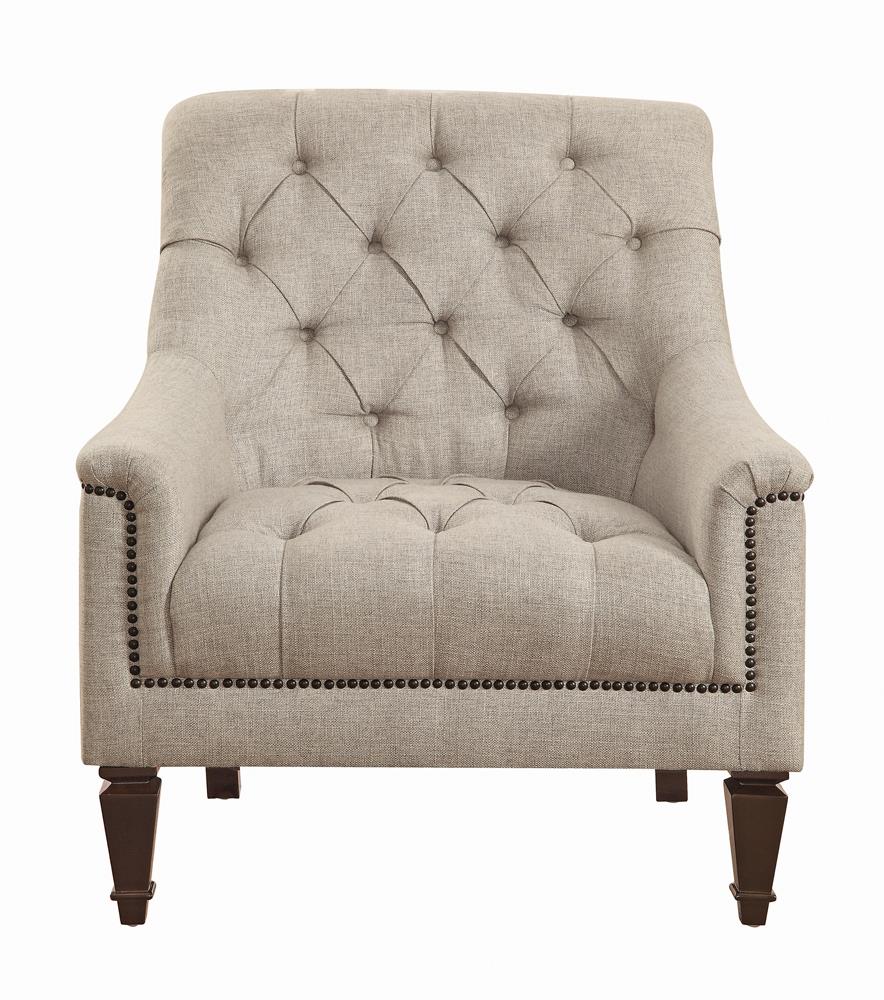 Avonlea Sloped Arm Upholstered Chair Grey - What A Room