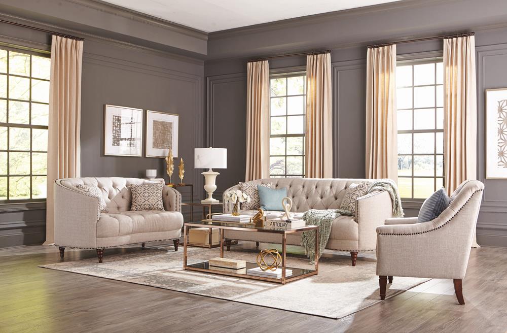 Avonlea Sloped Arm Upholstered Chair Grey - What A Room