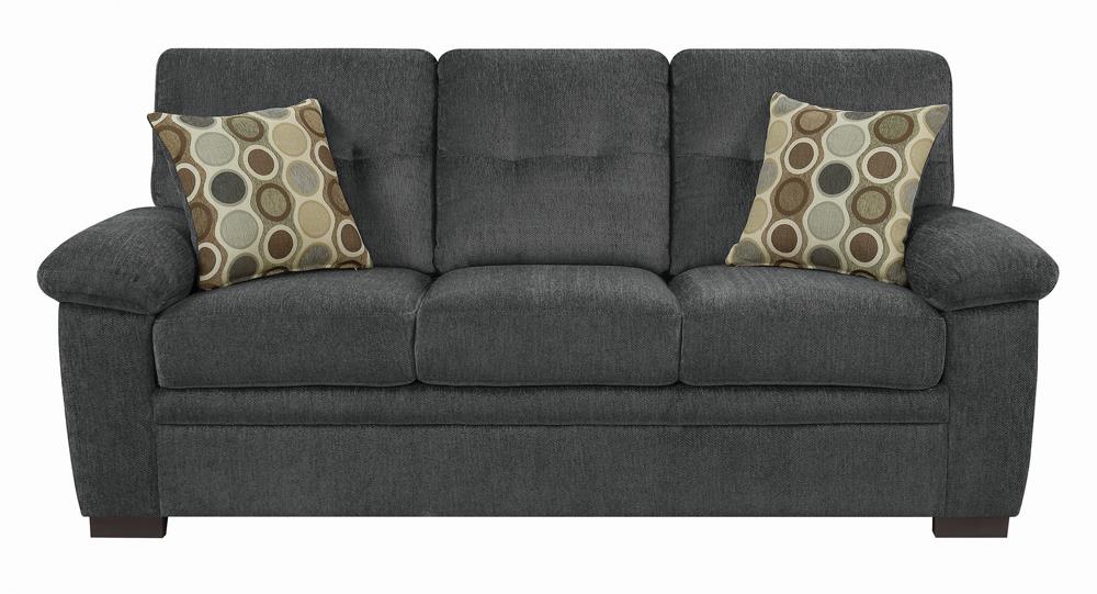 Fairbairn Upholstered Sofa Charcoal - What A Room
