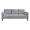 Lennox Track Arm Upholstered Sofa Charcoal - What A Room