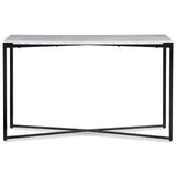 Saxon Marble Console Table - Contemporary Design - WhatARoom Furniture