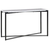Saxon Marble Console Table - Contemporary Design - WhatARoom Furniture