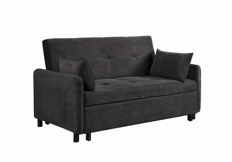 Underwood Tufted Sleeper Sofa Bed Charcoal - What A Room