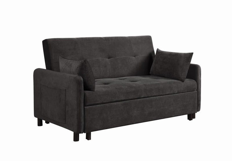 Underwood Tufted Sleeper Sofa Bed Charcoal - What A Room
