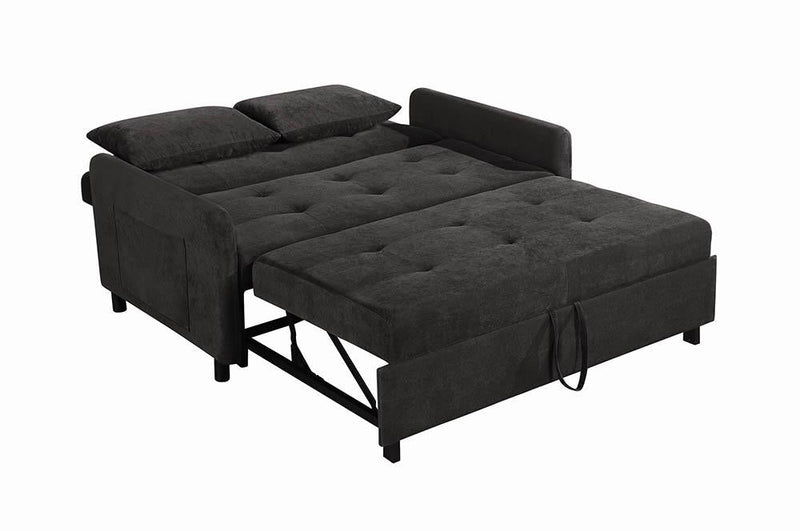 Underwood Tufted Sleeper Sofa Bed Charcoal - What A Room