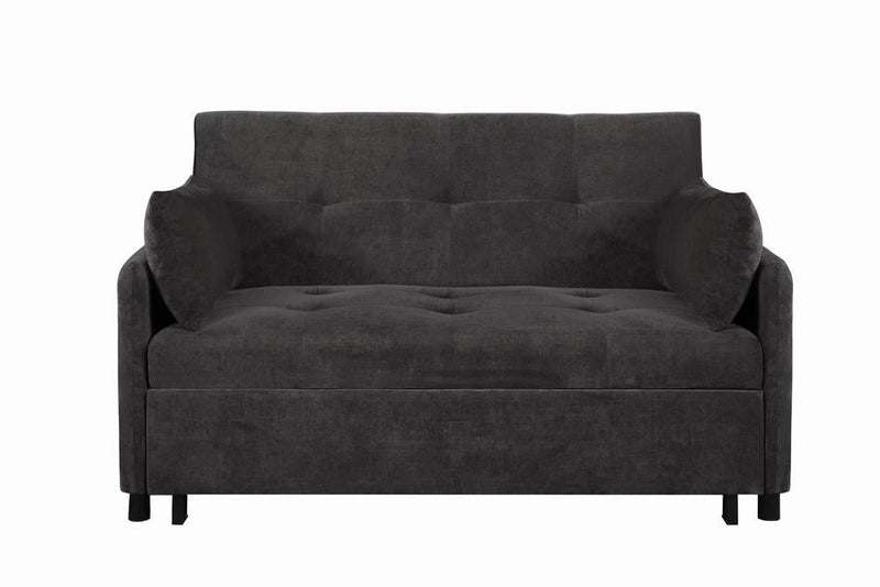 Underwood Tufted Sleeper Sofa Bed Charcoal - What A Room
