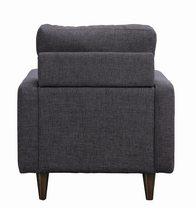 Watsonville Tufted Back Chair Grey - What A Room
