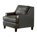 Clayton Upholstered Sloped Arm Chair Grey - What A Room