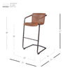 Indy PU Bar Stool - What A Room
